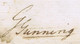 Northampton Free Franking Abuse 1805 Letter Franked Free Sir George Gunning NORTHAMPTON 66 Mileage Cds OCT 12 1805 - ...-1840 Prephilately