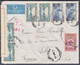 GRAND LIBAN - Correspondance  BEYROUTH - LILLE. PLI TAXÉ Avec CENSURE  Du 17.8.45 - Cachet Rouge CROIX De LORRAINE. - Briefe U. Dokumente