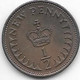 Great Britain 1/2 Penny 1974  Km 914  Xf+/ms60 - 1/2 Penny & 1/2 New Penny