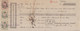 1915. DANMARK. Document (Prima Wexel Kr. 5000) With DANMARK STEMPELMÆRKE 2 Ex 75 ØRE ... () - JF367130 - Fiscaux