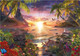 NEW Ravensburger Puzzle 18000 Pc Tiles Pieces "Paradaise Sunset" - Puzzles