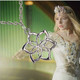 COLLANA GALADRIEL LORD OF THE RINGS SIGNORE DEGLI ANELLI CELTIC CELTICO MAGICO MEDAGLIONE PENDENTE CIONDOLO AMULETO - Théâtre & Déguisements