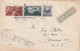 Romania ORASUL STALIN REGISTERED AIRMAIL COVER TO Monroe NY USA 1950 - Lettres & Documents