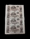 Estados Unidos United States Of America 20 Dollars Canal Bank 1850`s Uncut Sheet - Divisa Confederada (1861-1864)