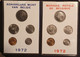 Belgium 1972 FR + VL Set Of 10 Coins (2 Sets Of 5 Coins Each) - Ohne Zuordnung
