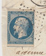 LETTRE. DEVANT.11 MARS 1851. 2° ECHELON. 2 X PRESIDENCE N° 10. CLAUDE LAFONTAINE CHARLEVILLE POUR CARIGNAN - 1852 Louis-Napoléon
