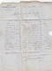 LETTRE. 21 OCT 1853. PRESIDENCE N° 10. ETOILE DE PARIS POUR LYON - 1852 Louis-Napoleon