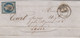 LETTRE. PRESIDENCE N° 10. 8 MARS 1853. VAUCLUSE. ORANGE. PC 2330. POUR LYON - 1852 Louis-Napoleon
