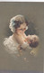 Illustrateur  KNEFEL  LUDWIG - CPA Fantaisie - Portrait De Femme Et Enfant - Lithographie - ( Lot Pat 125) - Knoefel, Ludwig