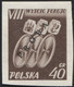 Poland 1955, Mi 905 VIII International Cycling Peace Race Original Proof Colour Guarantee PZF Expert Wysocki MNH** W04 - Prove & Ristampe