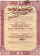 Obligation Au Porteur D'une Valeur De 500 Frcs - Constructions Electriques - Fraipont-Nessonvaux 1927. - Elektrizität & Gas