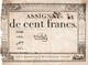 FRANCIA  ASSIGNAT 100 FRANCS 1795 P-A78 - ...-1889 Franchi Antichi Circolanti Durante Il XIX Sec.