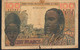 W.A.S. IVORY COAST P101Af 100 FRANCS 1965 Signature 4       VG - Côte D'Ivoire