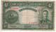 BAHAMAS   4  Shillings    P9e    King George VI    (L. 1936...sign. Commissioner Of Currency ) - Bahamas