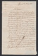 LAC Non Affranchie En PP Daté De Ypres (1861) + Griffe Encadré CHARGE Et Manusc. > Notaire à Gand - Franchise