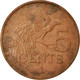 Monnaie, TRINIDAD & TOBAGO, 5 Cents, 2005, TB+, Bronze, KM:30 - Trinidad & Tobago