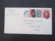USA 1907 Ganzsachen Umschlag Mit Zusatzfrankaturen Jamestown Ausstellung Nr. 159/160 Per SS New York Schiffspost - Brieven En Documenten