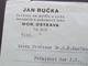 Böhmen Und Mähren 1939 Nr. 29 Vom Linken Bogenrand Mit 2 Plattensternchen Umschlag Jan Rucka Mor. Ostrava - Storia Postale
