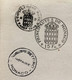 FISCAUX DE MONACO  PAPIER TIMBRE 1952 BLASON  15 Fr + Complément Payé Au Tarif De 1949  Filigrane RAINIER III - Steuermarken