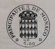 FISCAUX DE MONACO PAPIER TIMBRE 1962  BLASON 1NF00   Filigrane RAINIER III - Fiscaux