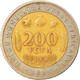 Monnaie, West African States, 200 Francs, 2003, TTB, Bi-Metallic, KM:14 - Ivoorkust