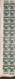 Delcampe - RR Algerie, Timbres Taxe De France Surchargés EA T54-T58 Surcharge Typographique De Tlemcen Neufs** Bande De 20- 4 Types - Andere & Zonder Classificatie