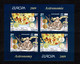 ROMANIA 1832e, 2009,  EUROPA 2009 Stamps - Astronomy, Pair Of Blocks Of 2 Series - Autres & Non Classés
