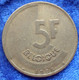 BELGIUM - 5 Francs 1986 French KM#163 Baudouin I (1951-1993) - Edelweiss Coins - Unclassified