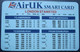 AIR UK ENGLAND SCHEDULES CAR TICKET ADVERTISING AIRWAYS AIRLINE STICKER LABEL TAG LUGGAGE BUGGAGE PLANE AIRCRAFT AIRPORT - Monde