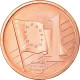 Grande-Bretagne, Euro Cent, 2003, Unofficial Private Coin, SUP, Copper Plated - Privatentwürfe