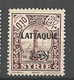 LATTAQUIE N° 1 Surcharge Recto Verso NEUF* CHARNIERE / MH - Unused Stamps