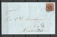 Dänemark DENMARK 1860 Cover FRONT With Numeral Cancel "53" To Kobenhaven - Covers & Documents