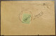 INDIA Idar Princely State Half An Green Used On Cover Inde - Idar