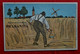 CPA Illustrée AM. Lynen - Publicité Brabantia - Collection De-ci, De-là - Fauchage Du Champ De Blés - Lynen, Amédée-Ernest
