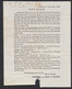Précurseur - LAC Imprimée Datée De Zaandam (1833, Hollande, Posté à Anvers) + Cachet Dateur à Perles > St-Nicolas - 1830-1849 (Unabhängiges Belgien)