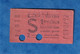 Ticket Ancien De Métro RATP  - 267043J - 1ére Classe - S - Valable Pour 2 Voyages Succéssifs - 01674 - Paris - Non Classificati