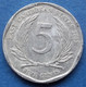 EAST CARIBBEAN STATES - 5 Cents 2002 KM# 36 Elizabeth II - Edelweiss Coins - Caraibi Orientali (Stati Dei)