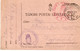 A141 -  TABORI POSTA LEVELEZOLAP MATTERMARK STAMP  TO PRAGA ROMANIA 1WW 1915 - 1. Weltkrieg