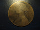 One Penny 1870 Queen Victoria Bronze Coin UK England Great Britain - Sonstige & Ohne Zuordnung