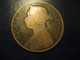 One Penny 1882 Queen Victoria Bronze Coin UK England Great Britain - Other & Unclassified