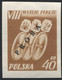 Poland 1955, Mi 905/6 VIII International Cycling Peace Race Original Proof Colour Guarantee PZF Expert Korszeń MNH** P30 - Ensayos & Reimpresiones