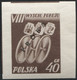 Poland 1955, Mi 905/6 VIII International Cycling Peace Race Original Proof Colour Guarantee PZF Expert Korszeń MNH** P30 - Ensayos & Reimpresiones