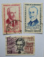 Lot De 8 Timbres France Oblitérés - Personnages - Héros De La Résistance -  Années 1960, 1963 Et 1967 - Autres & Non Classés