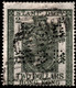 Hong Kong 1874 F1 $2 Olive-green P15½x15 Wmk Crown CC Used B62 Cancel  Perfin NSB NSB - Timbres Fiscaux-postaux