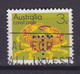 Australia Perfin Perforé Lochung 'T' Tasmania 1973 Mi. 528, 13c. Coral Crab (2 Scans) - Perforés