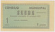 SPAIN , ELCHE ,1 PESETA 1937 AUNC - Sonstige & Ohne Zuordnung