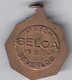 Médaille Football  Match Belga 15.8.1934 Beverloo - Profesionales / De Sociedad