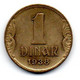 Yougoslavie - 1 Dinar 1938 - TTB - Yougoslavie