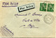 FRANCE LETTRE PAR AVION DEPART CHARGEMENTS 9-9-40 CARCASSONNE POUR LA TUNISIE - 1939-44 Iris