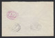 Mixte (Ballon Piccard / PUB / Mercure) Sur Lettre En Recommandé De Wetteren (1933) > New-York (USA) / Farrand, Persil - Storia Postale